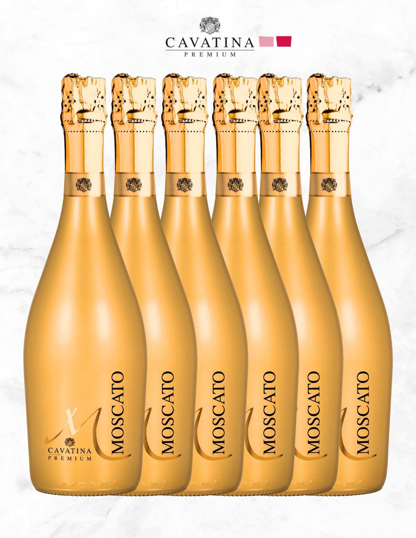 Moscato Cavatina Premium Spumante Dolce Blanc Carton 6xbouteilles