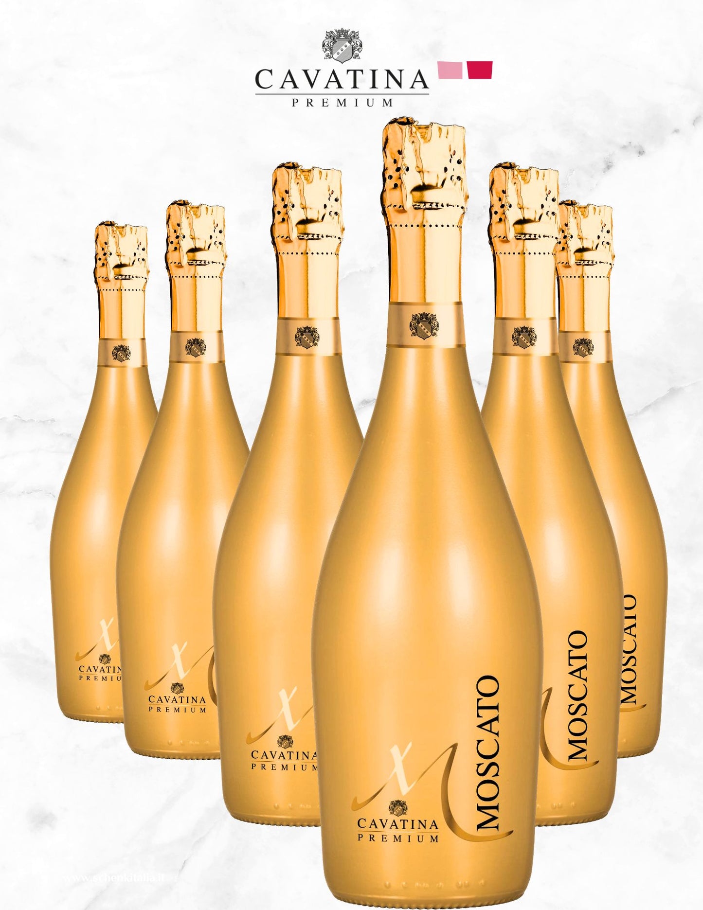 Moscato Cavatina Premium Spumante Dolce Blanc Carton 6xbouteilles